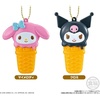 image:imageBANDAI Ice Cream Case Charms Sanrio Characters Chewing Gum Candy Toy Sold in Box Set of 10Hello Kitty  Friends Ice Creamy Case Charm