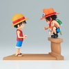 image:imageBanpresto  One Piece  Log Stories  Luffy amp Nami Bandai Spirits World Collectable FigureMonkey D Luffy  Portgas D Ace