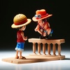 image:imageBanpresto  One Piece  Log Stories  Luffy amp Nami Bandai Spirits World Collectable FigureMonkey D Luffy  Portgas D Ace