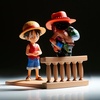 image:imageBanpresto  One Piece  Log Stories  Luffy amp Nami Bandai Spirits World Collectable FigureMonkey D Luffy  Portgas D Ace