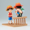 image:imageBanpresto  One Piece  Log Stories  Luffy amp Nami Bandai Spirits World Collectable FigureMonkey D Luffy  Portgas D Ace