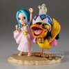 image:imageBanpresto  One Piece  Log Stories  Luffy amp Nami Bandai Spirits World Collectable FigureNefertari Vivi  Karoo