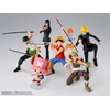 image:imageTAMASHII NATIONS  One Piece  Marshall D Teach Four Emperors SHFiguarts Action FigureNico Robin Enies Lobby