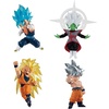 image:imageDragon Ball Super Dragon Ball Adverge SS Blue Goku SS Rose Goku Black and Golden Freiza 25Inch Mini Figure 4PackBox Set 4 Vegito  Zamasu  Ss3 Goku  Ultra Instinct Goku