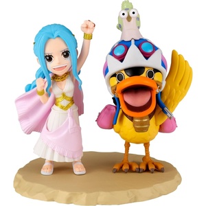 image:imageBanpresto  One Piece  Log Stories  Luffy amp Nami Bandai Spirits World Collectable FigureNefertari Vivi  Karoo