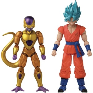 image:imageDragon Stars Series  Dragon Ball Super  Super Saiyan Blue Goku Vs Golden Frieza 65 Action Figure Battle Pack