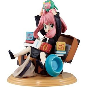 image:imageIchibansho Bandai Spirits Spy x Family  Anya Forger with Block Calendar Mission Start ver 15 Collectible Figure