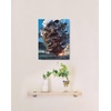 image:imageEnsky  Howls Moving Castle  Moving Castle  Canvas Style Artboard Jigsaw Puzzle ATB26canvas style