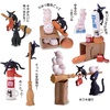 image:imageEnsky  Kikis Delivery Service  Jiji Nosechara Assortment Stacking Figure Studio Ghibli via Bandai Official MerchandiseModern