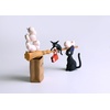 image:imageEnsky  Kikis Delivery Service  Jiji Nosechara Assortment Stacking Figure Studio Ghibli via Bandai Official MerchandiseModern