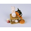 image:imageEnsky  Kikis Delivery Service  Jiji Nosechara Assortment Stacking Figure Studio Ghibli via Bandai Official MerchandiseModern