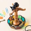 image:imageStudio Ghibli  Kikis Delivery Service  Jiji Stained Glass Accessory Tree Benelic Statue