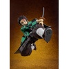 image:imageTAMASHII NATIONS  Demon Slayer Kimetsu no Yaiba  Zenitsu Agatsuma SHFiguarts Action FigureTanjiro Kamado the Final Battle in the Infinity Castle