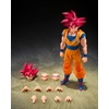image:imageTAMASHII NATIONS  Dragon Ball Z  Super Saiyan Vegeta Dangerous Pride SHFiguarts Action FigureSuper Saiyan God Son Goku God Aura