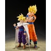 image:imageTAMASHII NATIONS  Dragon Ball Z  Super Saiyan Vegeta Dangerous Pride SHFiguarts Action FigureSuper Saiyan Son Goku the Games Begin