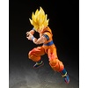 image:imageTAMASHII NATIONS  Dragon Ball Z  Super Saiyan Vegeta Dangerous Pride SHFiguarts Action FigureSuper Saiyan Son Goku the Games Begin