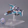 image:imageTAMASHII NATIONS  Macross Delta  VF31C Siegfried Mirage Farina Genus with Makina Nakajima Bandai Spirits Tiny Session Action FigureVf31s Siegfried Arad Molders Use With Mikumo Guynember
