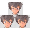 image:imageBandai Hobby  30 Minute Sisters  Option Face Parts Facial Expression Set 6 Color C 30 MS Model KitModern