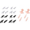 image:imageBandai Hobby  30 Minute Sisters  Option Hands Parts WhiteBlack Bandai Spirits 30 MS Model Kit