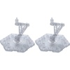 image:imageBandai Hobby  Accessory  Action Base 5 Clear Color Model Kit1 inch Pack of 2