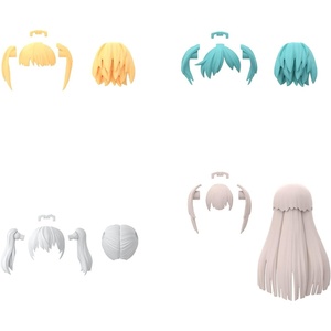 image:imageBandai Hobby  30 Minute Sisters  Option Hair Style Parts 4 Types Vol 5 Bandai Spirits 30 MS Model Kit