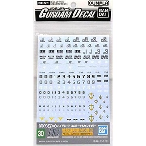 image:imageBandai Hobby  Gundam Seed Destiny  GD130 RG 1144 Force Impulse Bandai Spirits WaterSlide DecalsMobile Suit Gundam Multiuse Earth Federation 1