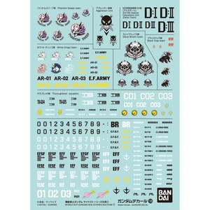 image:imageBandai Hobby  Mobile Suit Gundam Side Stories  GD136 Mobile Suit Gundam Side Stories Multiuse 1 Bandai Spirits Decal Kit