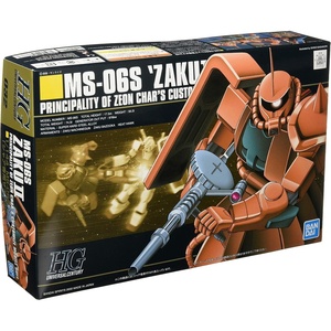 image:imageBandai Hobby  Principality of Zeon Chars Custom  32 MS06S Chars Zaku II Bandai Spirits HGUC 1144 Model Kit
