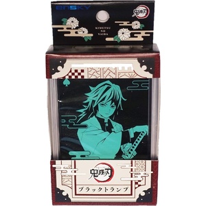 image:imageEnsky  Demon Slayer Kimetsu No Yaiba Black Playing Cards