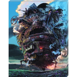 image:imageEnsky  Howls Moving Castle  Moving Castle  Canvas Style Artboard Jigsaw Puzzle ATB26canvas style