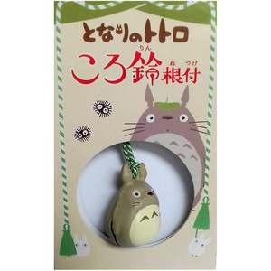 image:imageEnsky  My Neighbor Totoro  Gray Totoro Bell Keychain