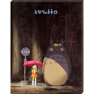 image:imageEnsky  My Neighbor Totoro  Meeting Totoro Canvas Style Artboard Jigsaw Puzzle ATB18