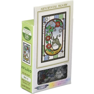 image:imageEnsky  My Neighbor Totoro  Totoro and Hydrangea 126 Piece Art Crystal Jigsaw Puzzle 126AC61My Neighbor Totoro  Blooming Camellia