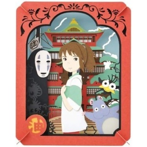 image:imageEnsky  Spirited Away  Chihiro in a Mysterious Town Paper Theater Craft PT050