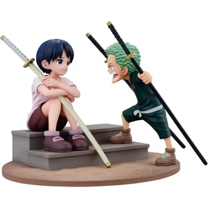image:imageIchibansho Figure  One Piece  Memories of Foosha Village Road to Dawn Revible Moment Collectible StatueRoronoa Zoro  Kuina