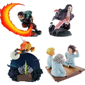 image:imageMegahouse  Demon Slayer  Demon Slayer Vol 1 Petitrama Figure Complete Set