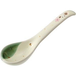 image:imageStudio Ghibli  My Neighbor Totoro  SakuraCherry Blossom Skater Traditional Japanese Porcelain Dish Series  Soup Spoon