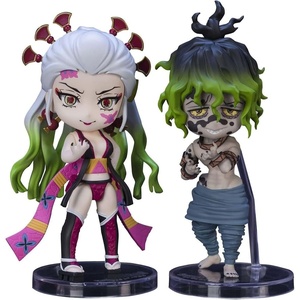 image:imageTAMASHII NATIONS  Demon Slayer Kimetsu no Yaiba  Nezuko Kamado Demon Form Advancing Ver Bandai Spirits Figuarts mini Action FigureDaki and Gyutaro