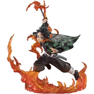 image:imageTAMASHII NATIONS  Demon Slayer Kimetsu no Yaiba  Tanjiro Kamado Kyojuro Rengokus Sword Guard ver FiguartsZERO Collectible Figure