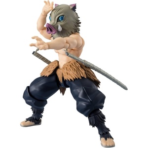 image:imageTAMASHII NATIONS  Demon Slayer Kimetsu no Yaiba  Zenitsu Agatsuma SHFiguarts Action FigureInosuke Hashibira