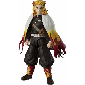 image:imageTAMASHII NATIONS  Demon Slayer Kimetsu no Yaiba  Zenitsu Agatsuma SHFiguarts Action FigureKyojuro Rengoku