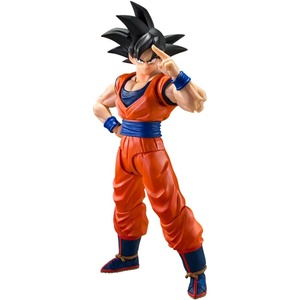 image:imageTAMASHII NATIONS  Dragon Ball Z  Super Saiyan Vegeta Dangerous Pride SHFiguarts Action FigureSon Goku the Kindhearted Saiyan
