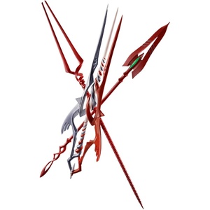 image:imageTAMASHII NATIONS  Evangelion  Evangelion Test Type01 30th with The Spear of Gaius Metal Build Action Figure3 Spears Set for Evangelion 30th With the Spear Another Color