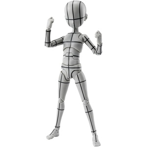 image:imageTAMASHII NATIONS  Ken Sugimori Edition Wireframe Gray Color Ver  BodyKun SHFiguarts Action Figure