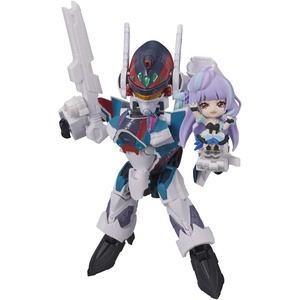image:imageTAMASHII NATIONS  Macross Delta  VF31C Siegfried Mirage Farina Genus with Makina Nakajima Bandai Spirits Tiny Session Action FigureVf31s Siegfried Arad Molders Use With Mikumo Guynember