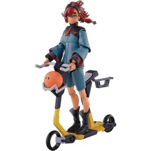 image:imageTAMASHII NATIONS  Mobile Suit Gundam The Witch from Mercury  Miorine Rembran Bandai Spirits SHFiguarts Action FigureSuletta Mercury Regular Uniform Ver  Haro Bike