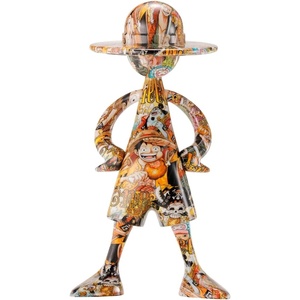 image:imageTAMASHII NATIONS  One Piece  ARTCANVAS 181000LOGS Anniversary Luffys Collectible Figure