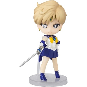 image:imageTAMASHII NATIONS  Sailor Moon Eternal  Super Sailor Uranus Eternal Edition Bandai Spirits Figuarts miniBlue white