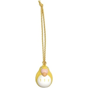 image:imageensky  The Boy and The Heron  Parakeet Yellow Bell Keychain Studio Ghibli Official Merchandise