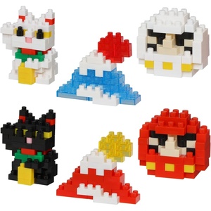 image:imagenanoblock  Godzilla Assortment 2 Blind Box Complete Set mininano Series Building KitLucky Charm  Omikuji
